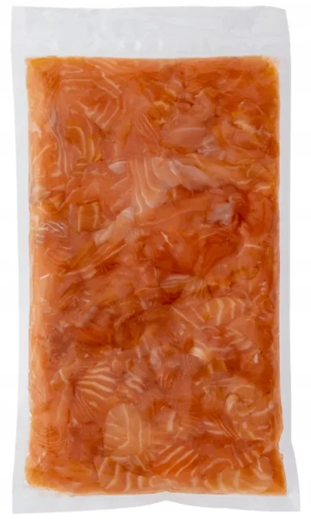 Ścinki sałatkowe z łososia wędzonego na zimno mrożone ok. 1 kg