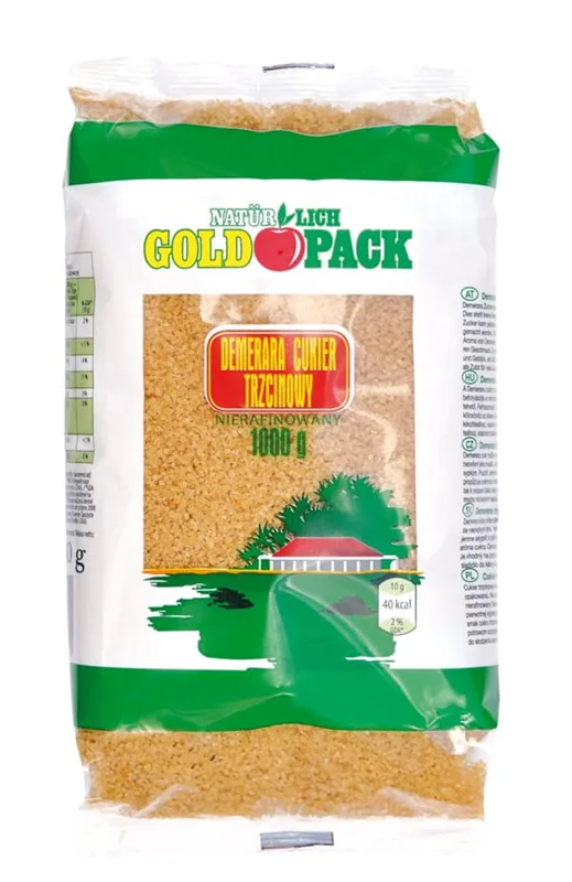 Cukier trzcinowy demerara nierafinowany 1 kg