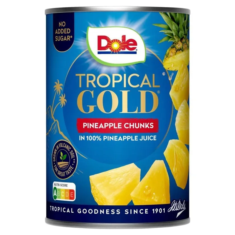 Ananas kawałki w soku 3,005 kg (1,864 kg po odsączeniu)