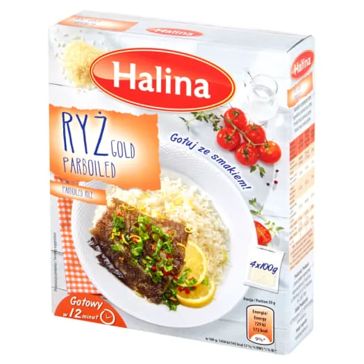 Ryż biały parboiled Gold 4 × 100 g