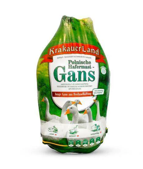 Gęś z podrobami mrożona kl. A 3,6 kg