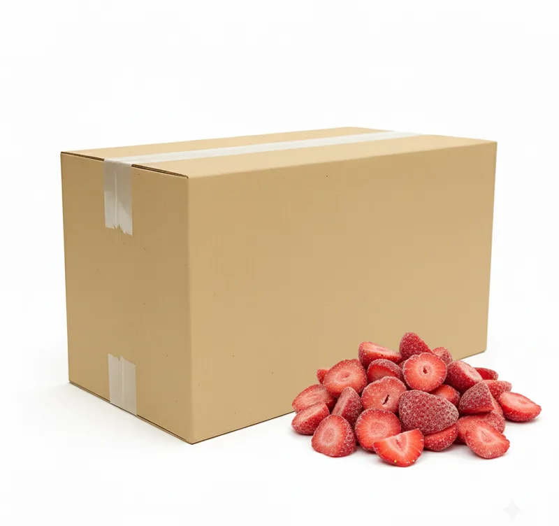 Truskawka plastry mrożona 10 kg