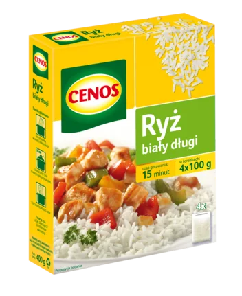 Ryż biały długi 4 × 100 g
