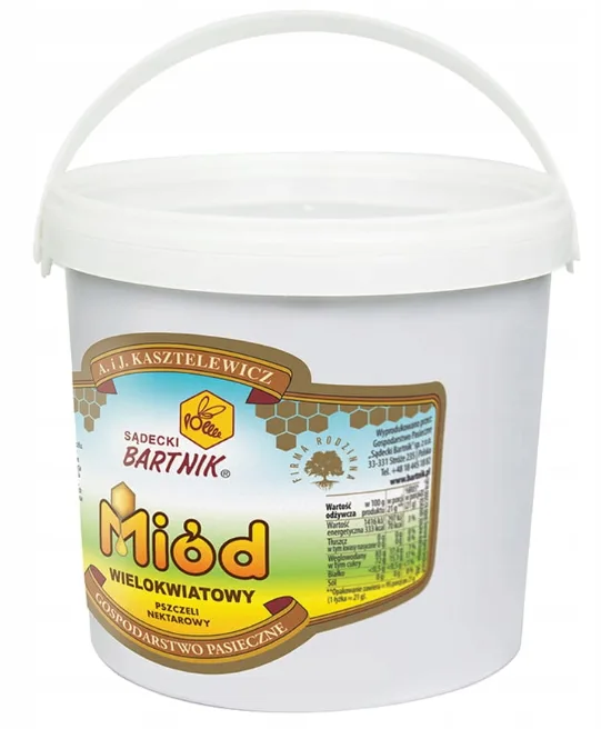 Miód wielokwiatowy 4 kg