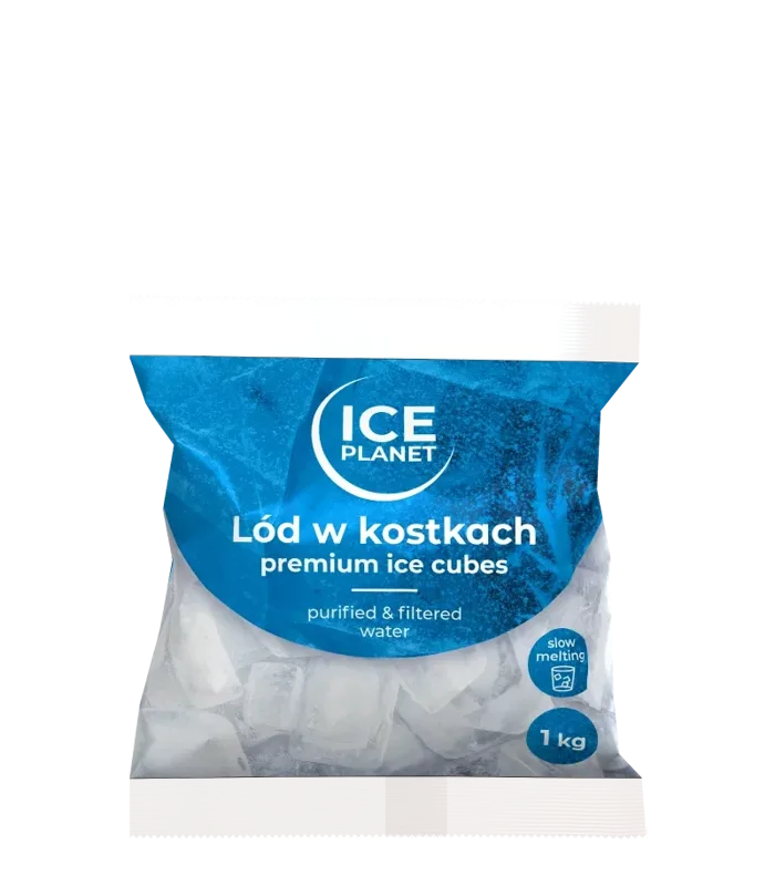 Lód w kostkach 1 kg