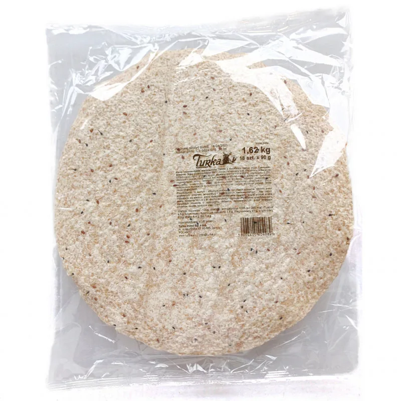 Tortilla pełnoziarnista 30 cm 18 szt.