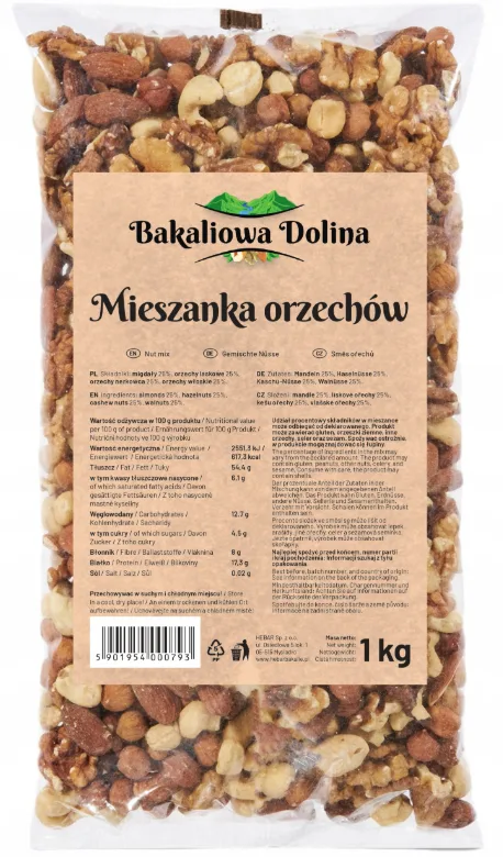 Mieszanka studencka Bakaliowa dolina 1 kg
