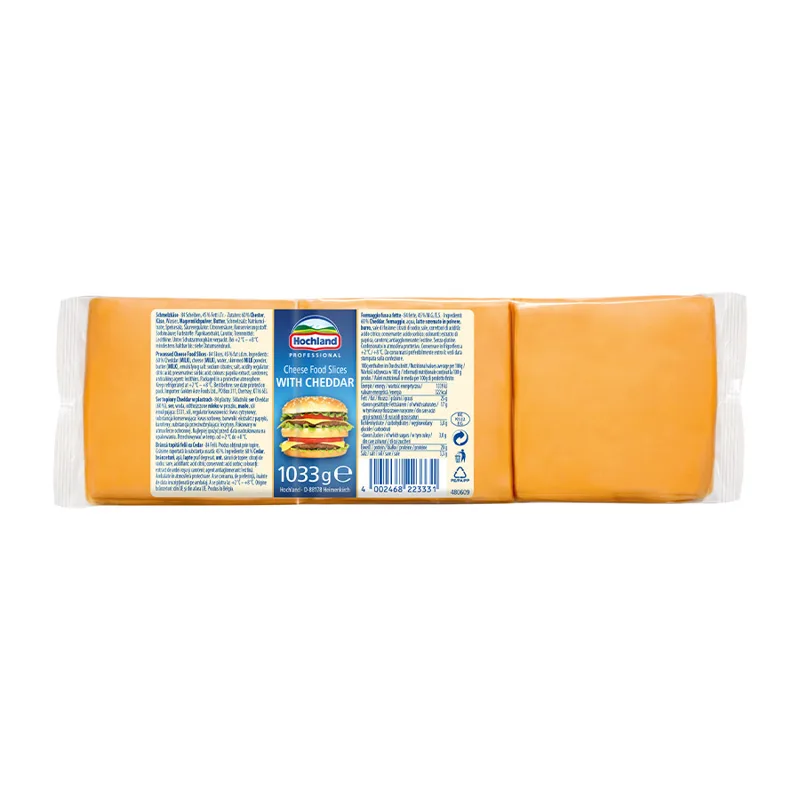 Ser topiony cheddar plastry 1,033 kg