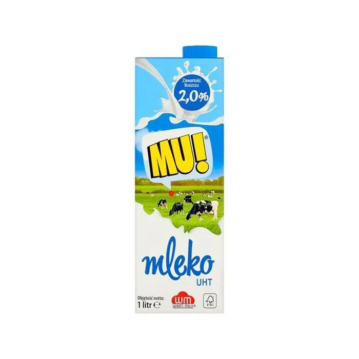Mleko UHT 2% 1 l