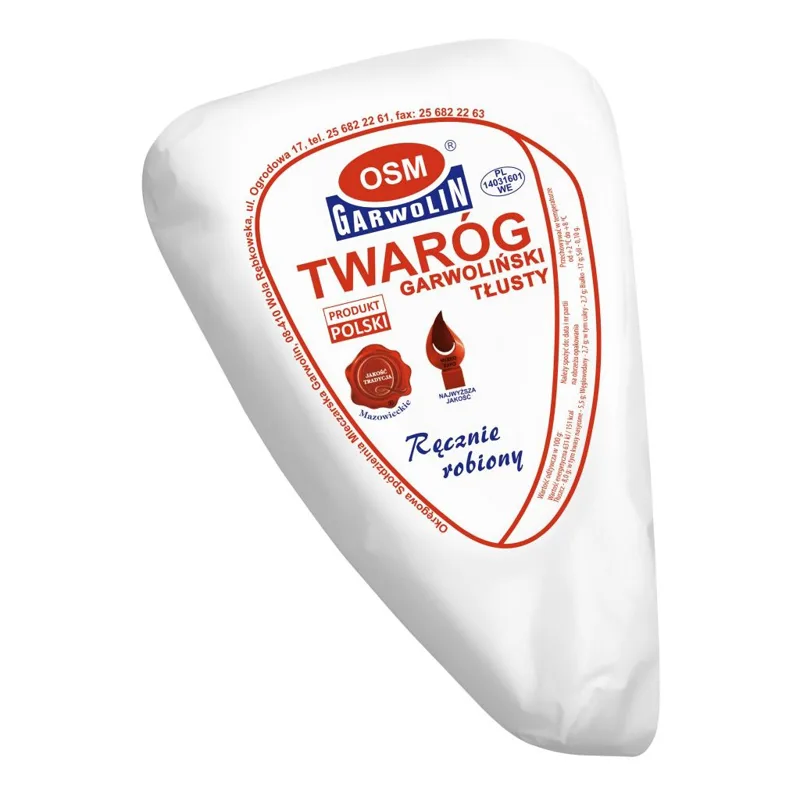 Twaróg tłusty klinek ok. 500 g