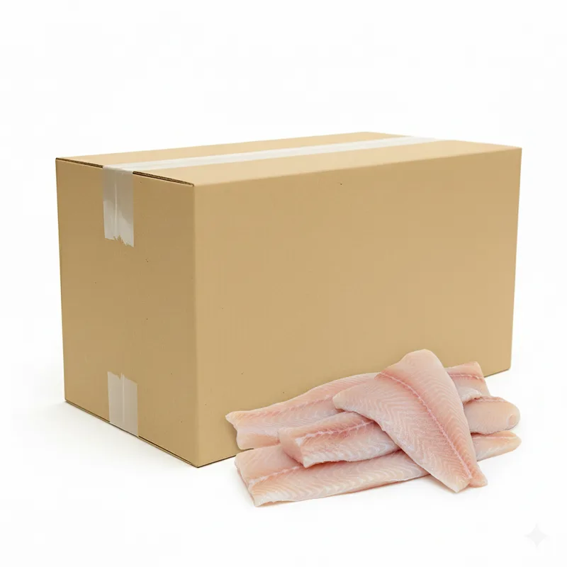 Dorsz atlantycki filet bez skóry bez ości mrożony na lądzie (140-230 g) 6,8 kg