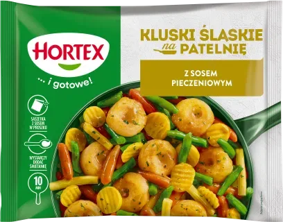Kluski śląskie na patelnię z sosem pieczeniowym 400 g