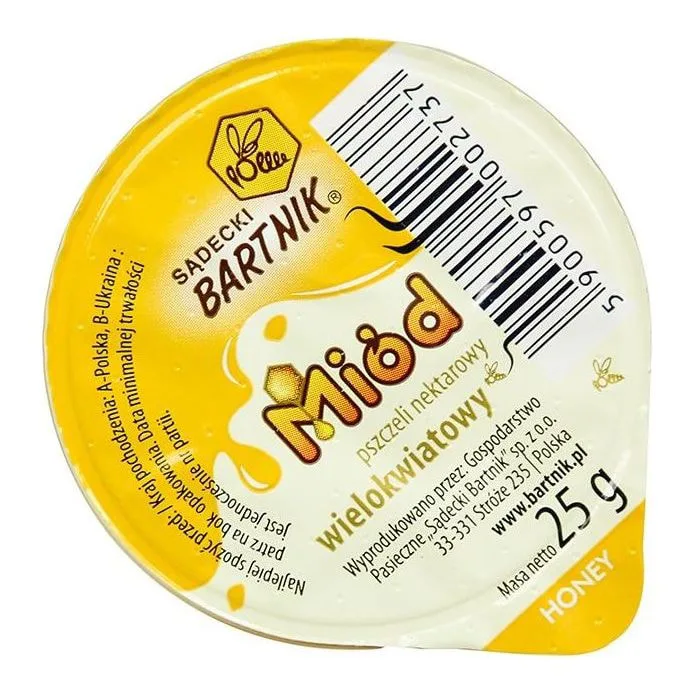 Miód wielokwiatowy porcje 100 × 25 g