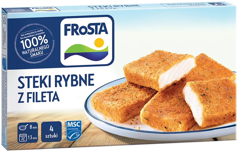 Steki rybne z fileta 340 g