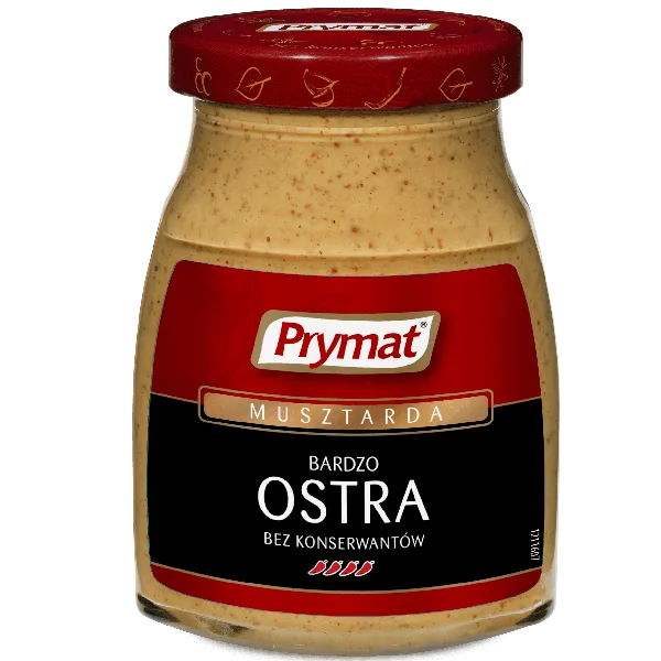 Musztarda bardzo ostra 180 g