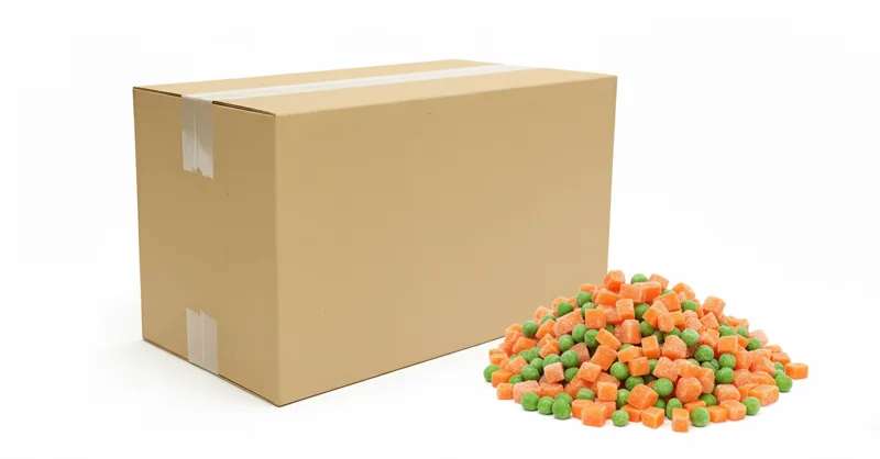 Marchew z groszkiem mrożona (60/40) 10 kg