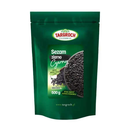 Sezam czarny ziarno 500 g