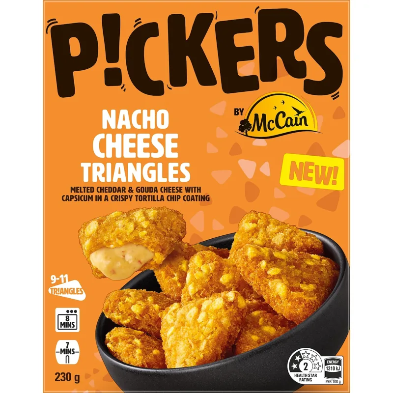 Trójkąty serowe Pickers Nacho Cheese Triangles 230 g