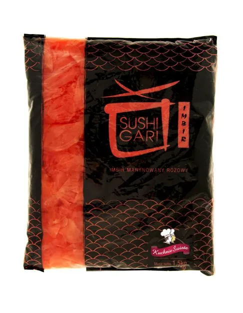Imbir marynowany różowy sushi 1,5 kg (1 kg po odsączeniu)