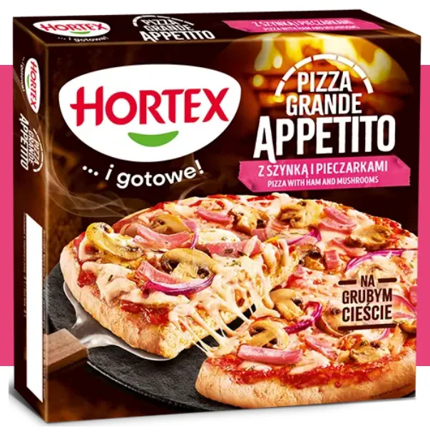 Pizza Grande Appetito szynka i pieczarki 425 g
