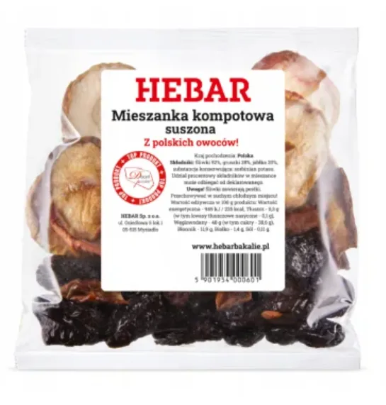 Mieszanka kompotowa suszona (susz wigilijny) 1 kg