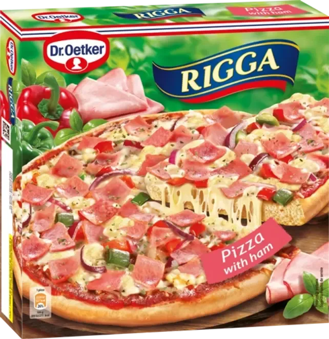 Pizza Rigga z szynką 250 g
