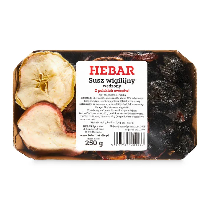 Susz wigilijny wędzony tacka 250 g