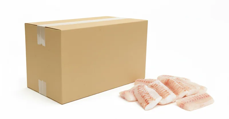 Dorsz czarny polędwice mrożone (180-200 g) 5 kg (4 kg bez glazury)