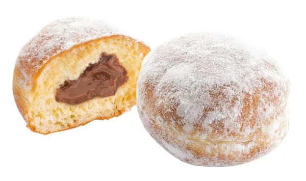 Mini pączki z nadzieniem z orzechami laskowymi 25 g
