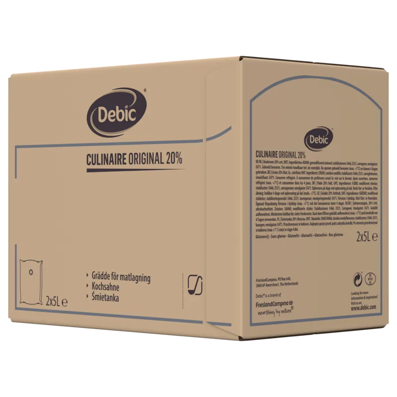 Śmietanka Culinaire Original 20% 10 l (bag in box 2×5 l)