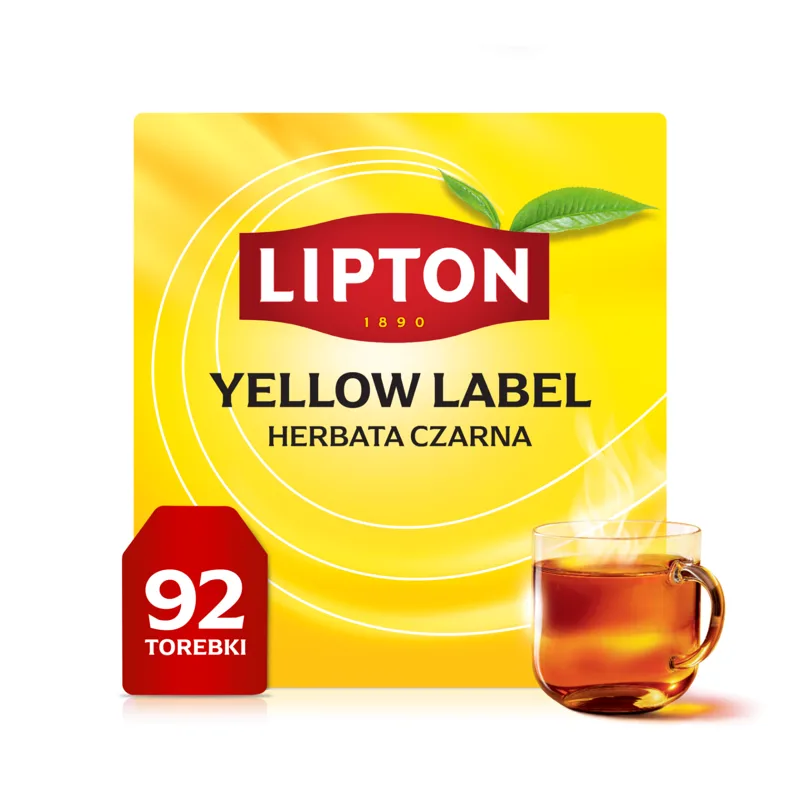 Herbata czarna Yellow Label 92 torebki