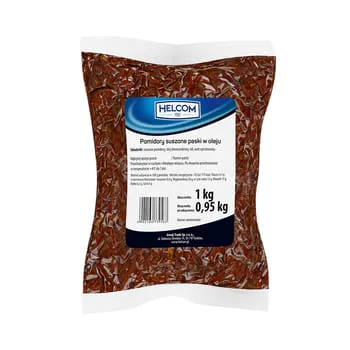 Pomidory suszone paski w oleju rzepakowym 1 kg (950 g po odsączeniu)