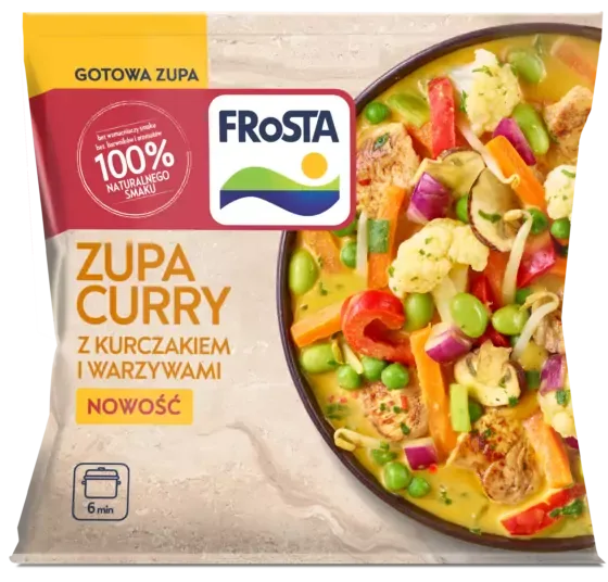 Zupa curry z kurczakiem i warzywami 400 g