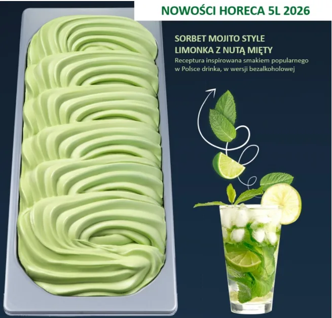 Sorbet Mojito w kuwecie 5 l