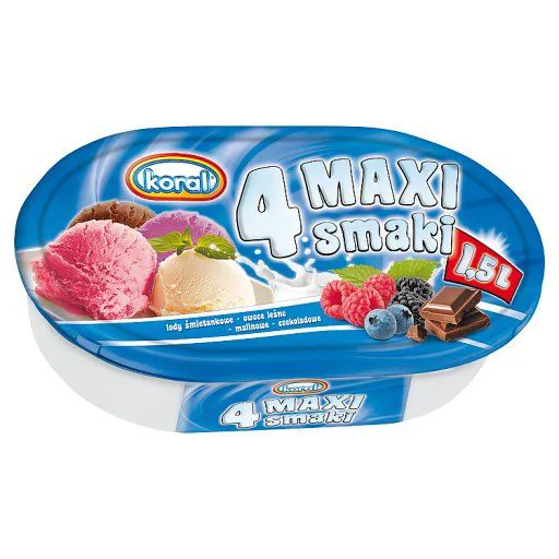 Lody Maxi owoce leśne 1,5 l