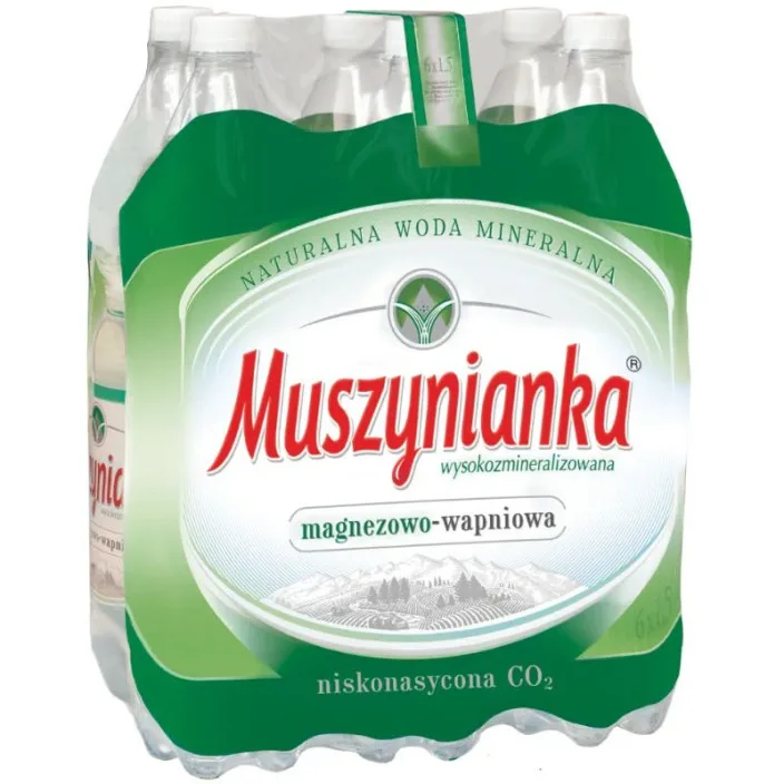 Woda mineralna niskonasycona 1,5 l