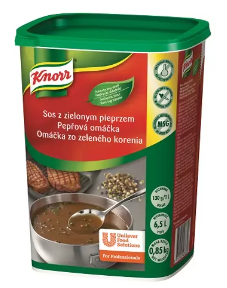 Sos z zielonym pieprzem 660 g