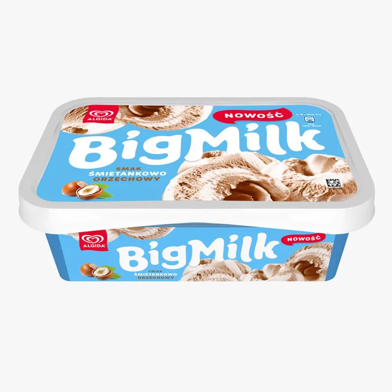 Lody Big Milk śmietankowo-orzechowe 900 ml