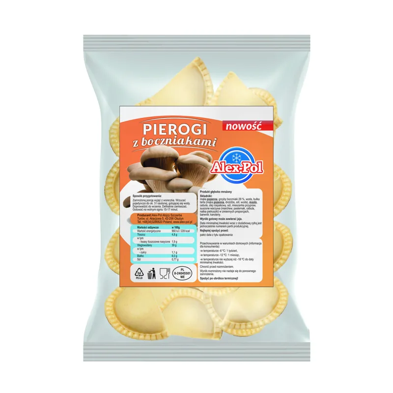 Pierogi z boczniakami 450 g