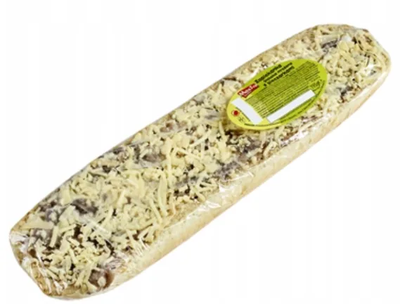 Zapiekanka rzemieślnicza z pieczarkami, mozzarellą i szynką 220 g
