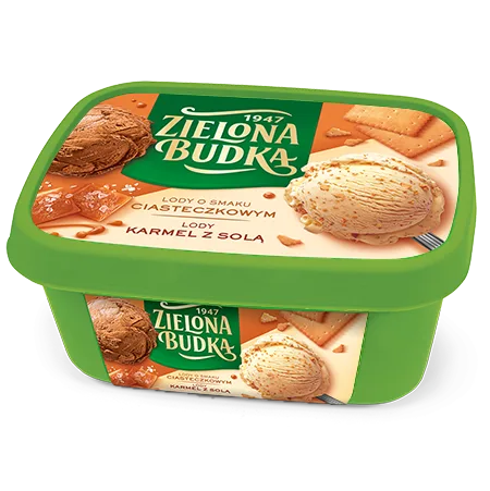 Lody ciasteczkowe ze słonym karmelem 1 l