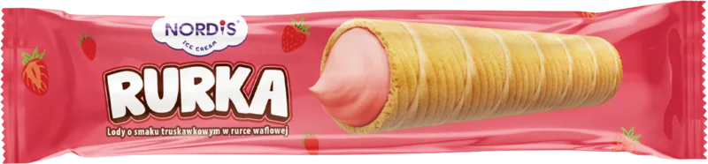 Lody Rurka truskawkowa 100 ml