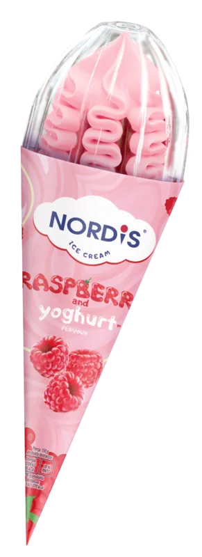 Lody w rożku malina z jogurtem 270 ml