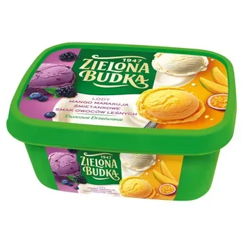 Lody mango-marakuja, śmietankowe i o smaku owoców leśnych 1 l