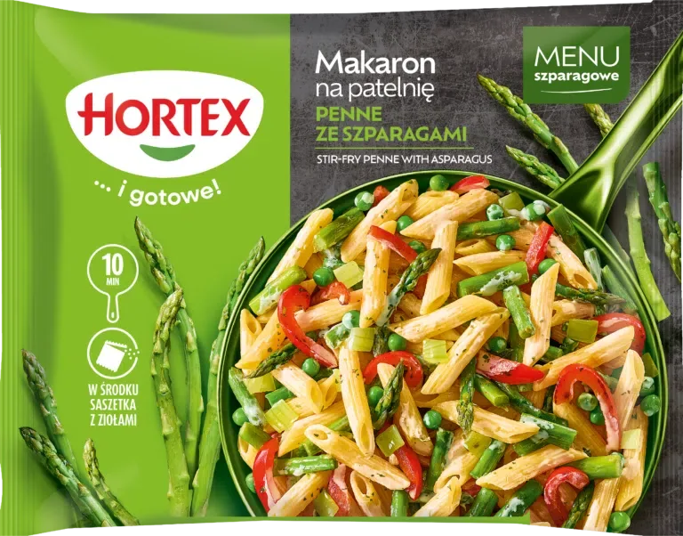 Makaron na patelnię ze szparagami 450 g