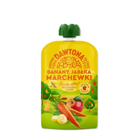Mus jabłko-banan-marchew 100 g