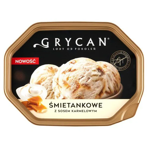 Lody śmietankowe z sosem karmelowym 900 ml