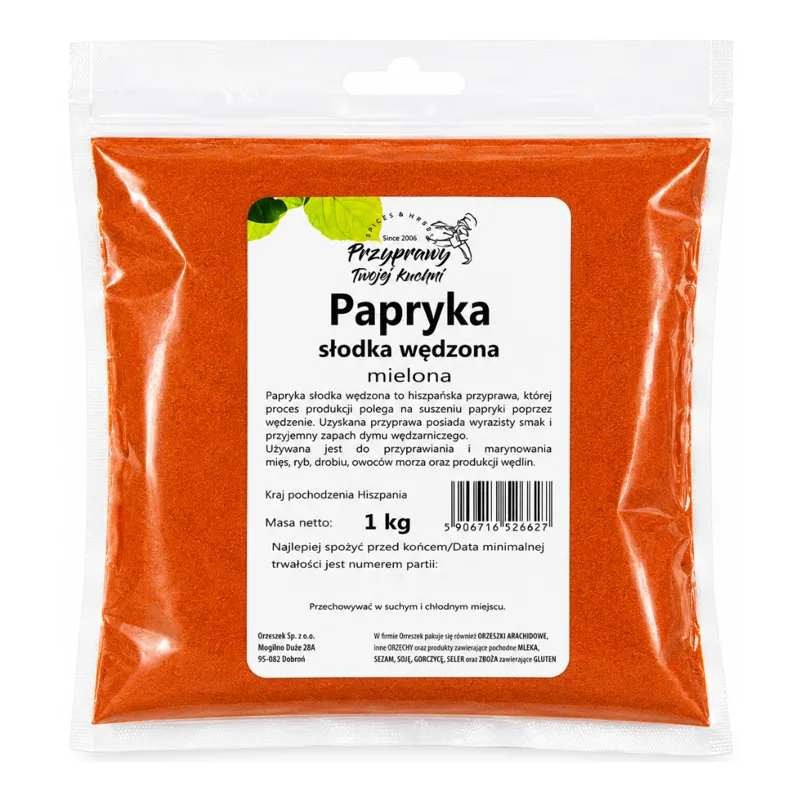 Papryka słodka wędzona 1 kg