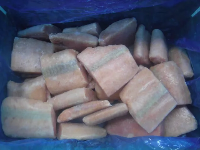 Porcje z łososia dzikiego Keta bez skóry 140-160 g 20% 5 kg