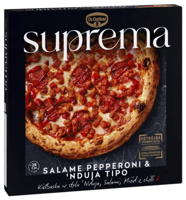 Pizza Suprema Salame Pepperoni & 'Nduja Tipo 454 g